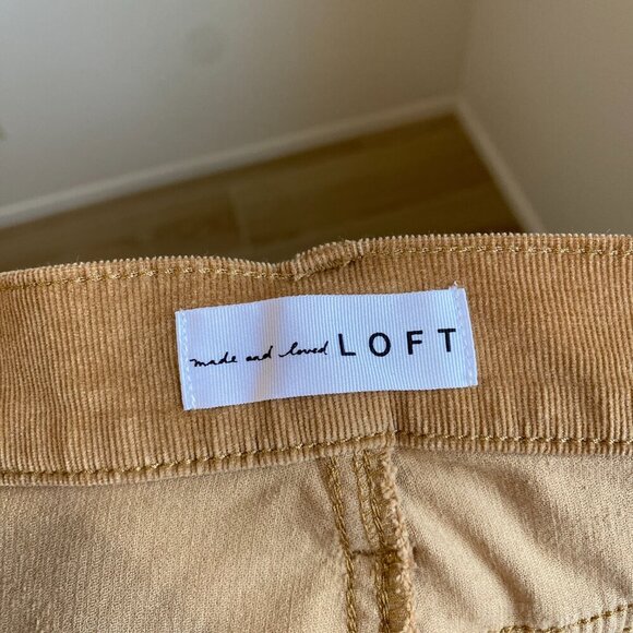 LOFT Petite Skinny Corduroy Pants in Perfect Camel size 18 - Picture 7 of 10